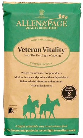 Allen & Page Veteran Vitality Horse Feed, 20 kg