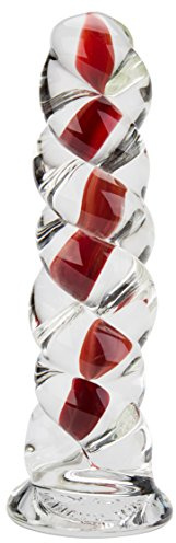 GLASSVIBRATIONS Plug en verre en forme de corde.
