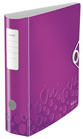 Leitz Qualitätsordner 180° Active WOW A4 (breit 5er Spar-Pack, violett metallic)