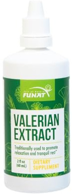 FULL OF NATURE FUNAT Valerian Root Drops for Adults 2 Oz, 2 Fl Oz | Valerian Extract is commonly Used as a Natural Supplement to Promote Relaxation and Support Sleep.