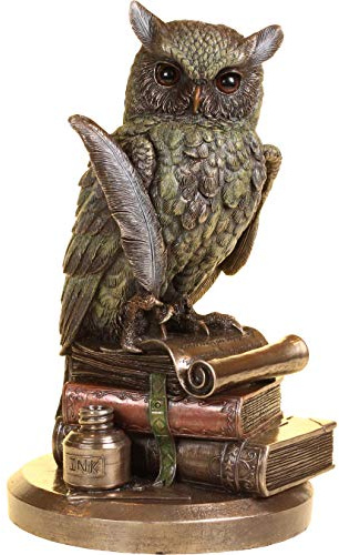 Nemesis Now - Estatuilla de bronce Ulula, 23 cm