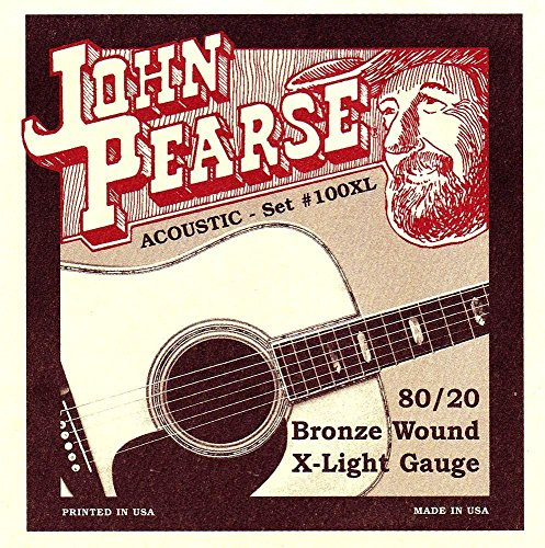 John Pearse 100XL JP gitarr strängar XL brons