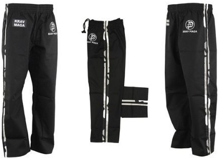 Krav Maga Combate Negro w/2de camuflaje, diseño de rayas algodón, color , tamaño 5/180 cm