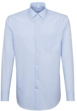 Chemise business homme Seidensticker - coupe classique - sans repassage - col Kent - manches longues - 100 % coton