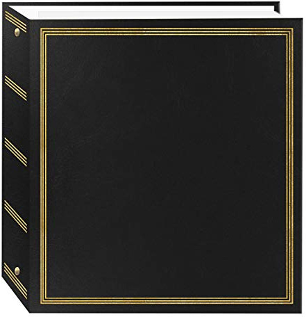 Pioneer Photo Albums TR-100/BK Magnetic 3-Ring 100 Page Photo Album, Black