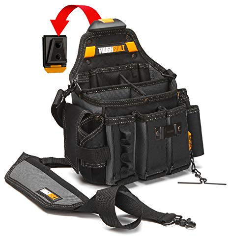 ToughBuilt Master Electrician Pouch + Shoulder Strap by,Black