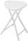Feridras 868004 Sgabello Pieghevole, cromo, 31x46.5x31 cm
