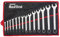 Draper Redline 14 Piece Combination Spanner Set - 80931 - Metric Chrome Plated Tool Kit