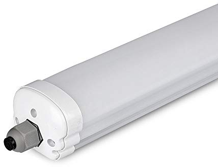 V-TAC Plafoniera LED Impermeabile 36W G-Series 120cm, Bianco Freddo
