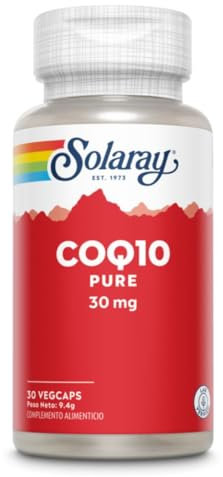 Solaray Pure CoQ-10 30mg | Coenzyma Q10 | 30 VegCaps