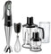 Braun MultiQuick 7 Hand Blender MQ7o45 Aperitif, Variable Speed Control, Anti Splash, Includes 4 Attachments; 350 ml Chopper, 1.25 Litre Blender, Whisk and BPA-Free Plastic Beaker - Black