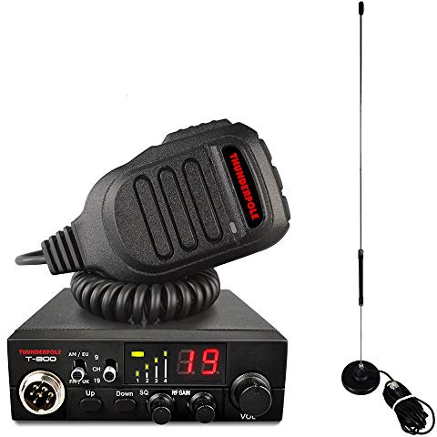 CB Radio Kit | Thunderpole T-800 + Apollo Mag Aerial | 12v AM/FM CB Radio & Antenna Pack