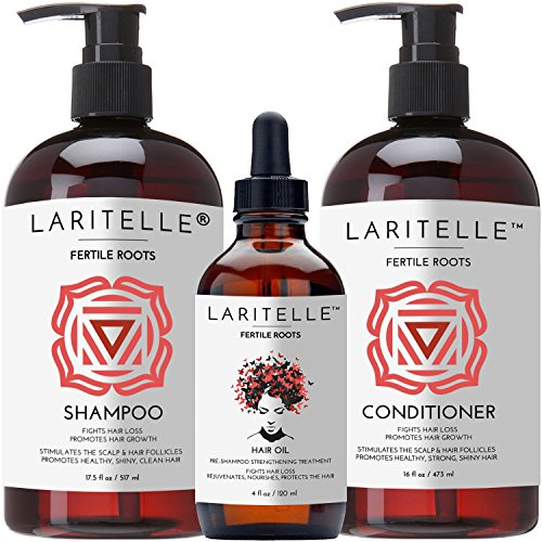 Laritelle Kit de croissance des cheveux bio racines fertiles