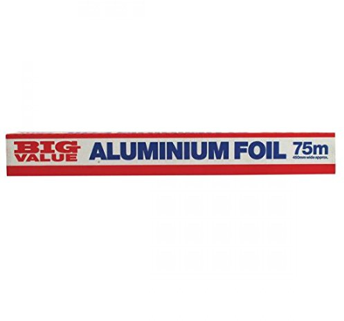 Aluminium Catering Foil 450 mm x 75 m (Pack of 1)