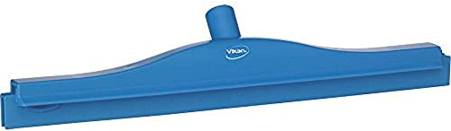 Vikan Squeegee,Ultra Hygiene,Dbl Blade,20,PP/RB,BL, 7713, Blue