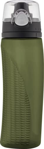 Thermos 10953 Hydration Water Bottle with Meter, Olive Green, 710 ml