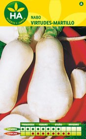 SEMILLAS NABO VIRTUDES MARTILLO SOBRE