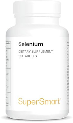 Supersmart - Selenium - Aide à Combat le Stress Oxydatif | Sans OGM - 120 Comprimés