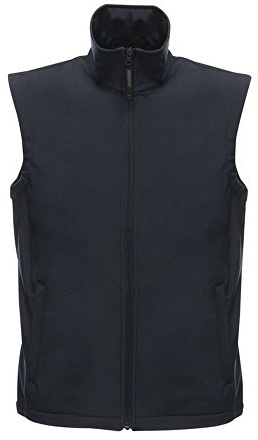 Regatta Klassisk softshell kroppsvärmande väst för män, Blå (marinblå), M