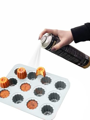 Sonneveld Cake Release Spray Pancoating Bake Easy Cooking Canola Oil With Wax Vegetable Oil Baking Non Stick BBQ Aerosol For Air Fryer Grease For Oven Tin, Trays 600ml