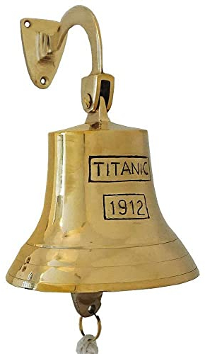 Schiffsglocke Titanic 1912 Messing Glocke Nostalgie Maritim 14 cm