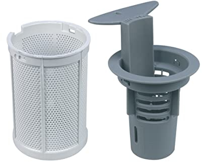 ORIGINAL Indesit C00142344 Geschirrspülersieb Filtereinsatz Spulmaschinensieb Schmutzfilter Feinsieb Grobsieb Set Spülmaschine Geschirrspüler auch Ariston Hotpoint Whirlpool Bauknecht 482000029630