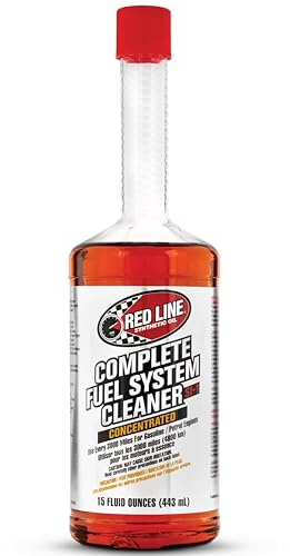 Red Line 60103 SI-1 Complete Fuel System Cleaner - 15 Ounce- Fuel Injector Cleaner and Carburetor Cleaner for Corrosion Prevention and Injector, Valve, and Combustion Chamber Deposit Removal