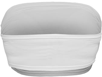 Urban Classics Ladies Bandeau - Camiseta de deporte Mujer, Blanco (White), Medium (Talla del fabricante: Medium)
