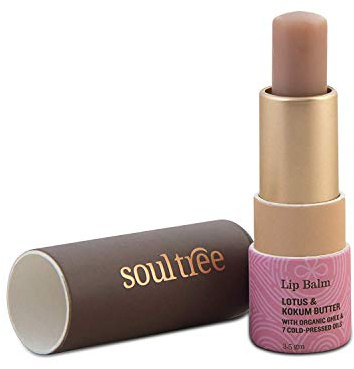 SOULTREE Lotus and Kokum Butter Lip Balm (3.5 Gram)
