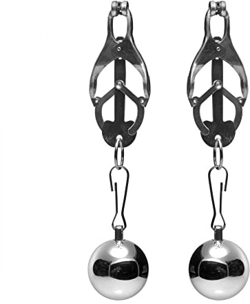 Master Series Deviant Monarch Weighted Nipple Clamps - 227 gr