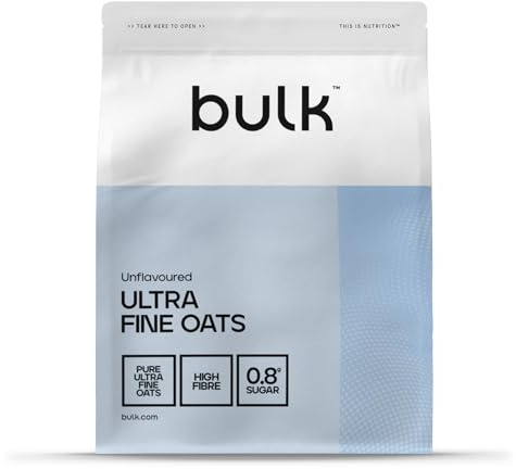 Bulk Ultra Fine Scottish Oats, 1 kg, Packaging May Vary, Non aromatizzato, 20 Porzioni