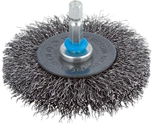 wolfcraft Spazzola a disco con filo d'acciaio I 2100000