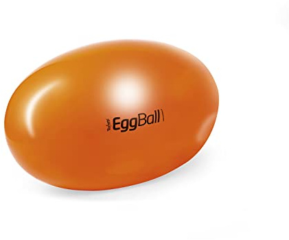 PEZZI Therapierolle Eggball ORIGINAL Sitzball Gymnastikball Gymball 85 cm ORANGE