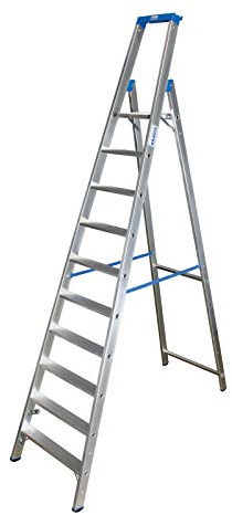 Stufen-Stehleiter KRAUSE, mit Plattform,einseit,Höhe 4,35 m