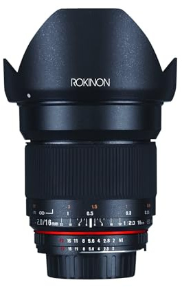 Rokinon 16M-C 16mm f/2.0 asphärisches Weitwinkelobjektiv für Canon EF Kameras