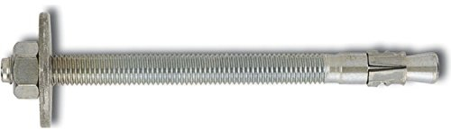 fischer 45583 FBN II 12/160/256 Bolzen mit grosser Scheibe verzinkt-blau mit Zulassung 10 Stück