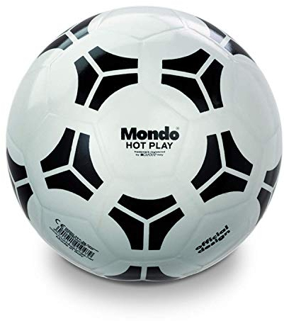 Mondo Toys - Pallone da Calcio HOT PLAY TANGO Pvc - per bambina/bambino - Colore Bianco - 01047