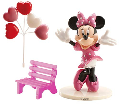 dekora 302012 Decorazione Torta, PVC, Rosa, 5.00 X 11.00 X 23.00 cm