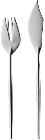 Carl Mertens, 4636 1000, Set di Coltello e forchetta da Pesce Palio, Acciaio Inox (Edelstahl)