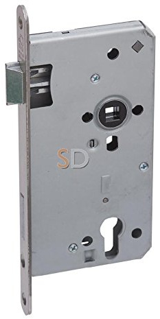 Basi Silber 9770-6521 Einsteck-Zimmertürschloss