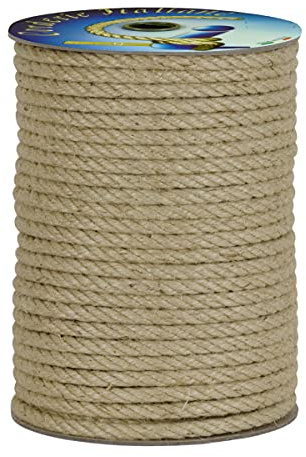 Corderie Italiane 006044086 juteseil, 8 mm, 100 m