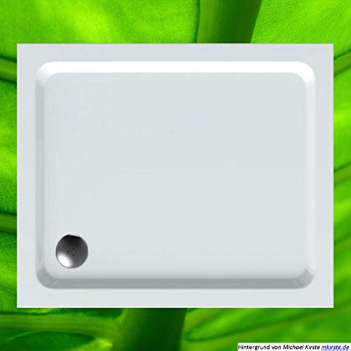 Plato de ducha de 140 x 80 cm, 140 x 80 cm, rectangular, 140 x 80 x 3,0 cm Line
