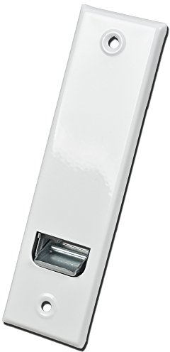 Metall-Abdeckplatten - versch. Lochabstände und Farben (LA: 215 mm, weiß)