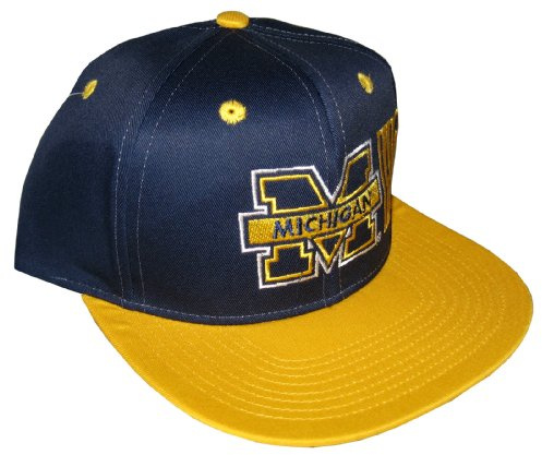 Vintage Snapback Cap Drew Pearson NOS Michigan Wolverines, mehrfarbig