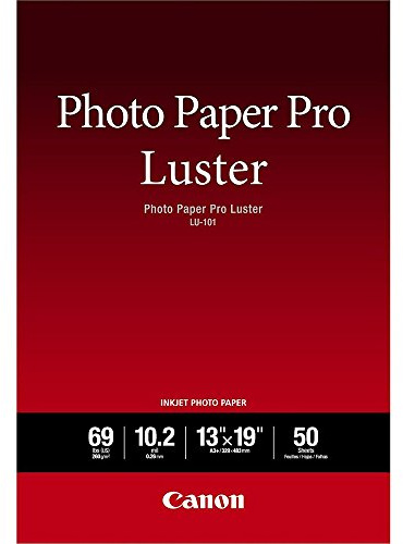 Canon LU-101 13X19(50) Luster Photo Paper, 13 x 19 (50 Sheets)