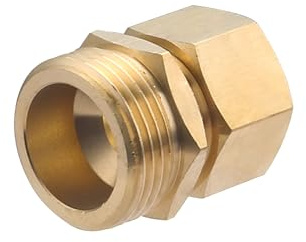 Raccord droit mâle laiton - bicone - pour tube cuivre - Filetage: 20x27 - Ø tube: 14