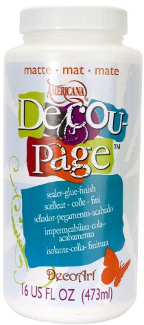 Deco Art Decoupage colla-16 Once mascherino