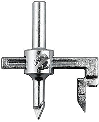 kwb Taglierina circolare con taglio in metallo duro 178100 (regolabile infinitamente da 20 a 90 mm, per piastrelle, mattoni o plastica)