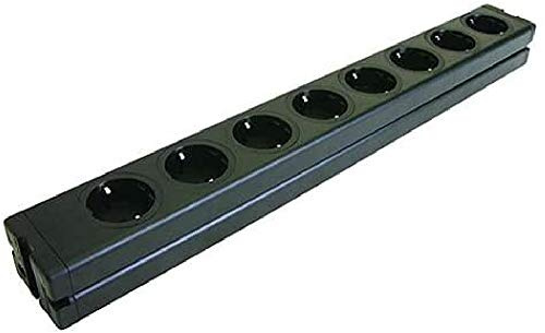 Omnitronic 30240090 uttag i aluminium (8 gånger)