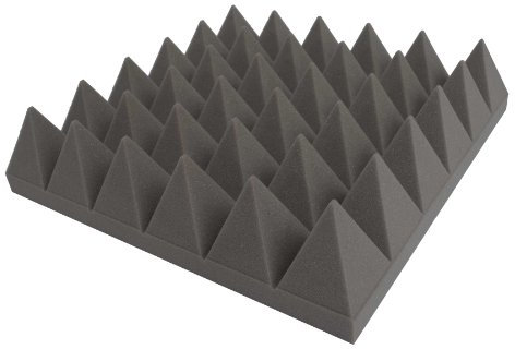 Pro Acoustic AFP100 – 14 -Pcs Pack Acoustic Foam Panels – Acoustic Panels for Studio, Home, Cinema – Fireproof Noise-Reduction Foam Wedges – 425 x 425 x 100mm